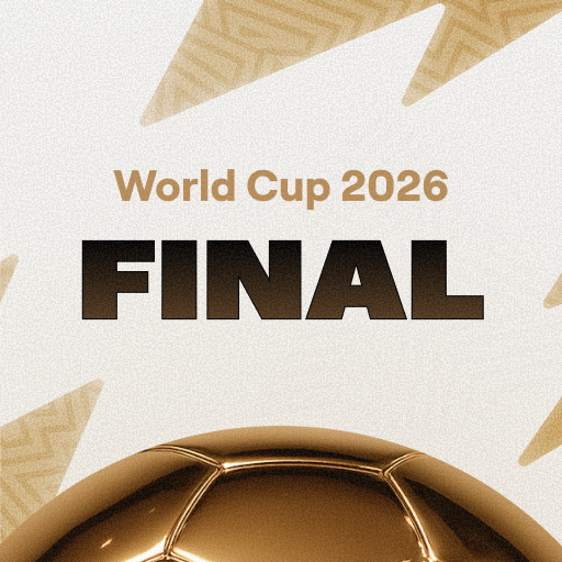 World Cup 2026 Final graphic with gold trophy ball